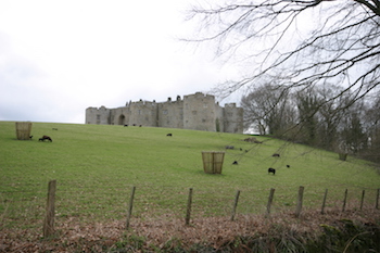 Chirk Castle on the Llangollen canal