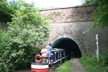 Chirk Tunnel on the Llangollen canal