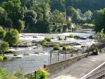 The town of Llangollen